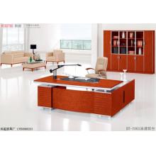 红樱桃木班台 经理桌，附台分方向