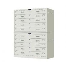 铁皮图纸柜原图柜，1#号五抽底图柜