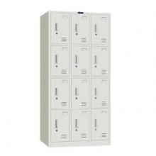 亚光钢质铁皮十二门员工柜更衣柜储物柜