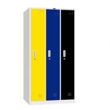 钢质铁皮三门衣柜更衣柜衣帽柜